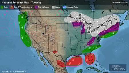 Tuesday Outlook