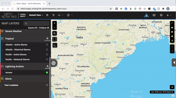 Earth Networks Lightning Map Earth Networks Lightning Archive Webinar